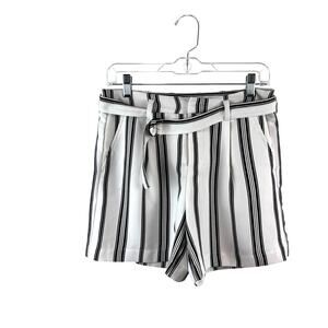 Sanctuary Belted Trouser Shorts Striped 2